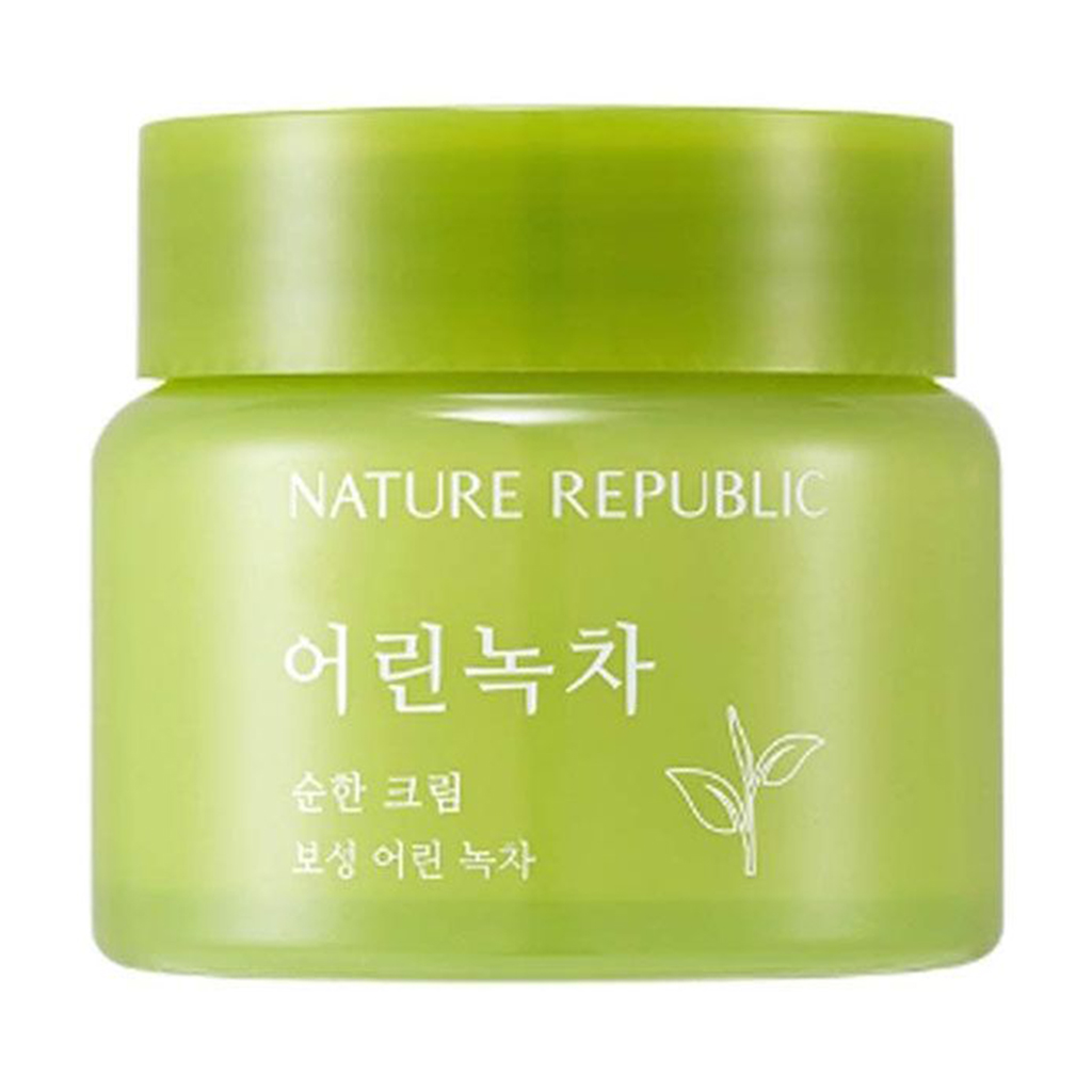 Крем для обличчя Nature Republic Mild Green Tea Cream, 55 мл